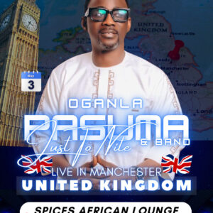 Just to nite with Pasuma & band Manchester
